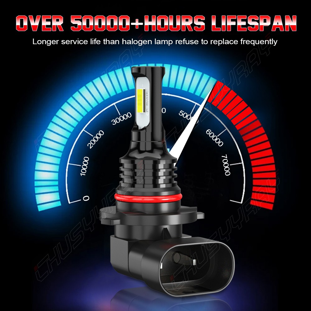For Ram 1500 2011-2018 LED Headlights Kit Hi-Lo Beam + Fog Light Bulbs 12000LM