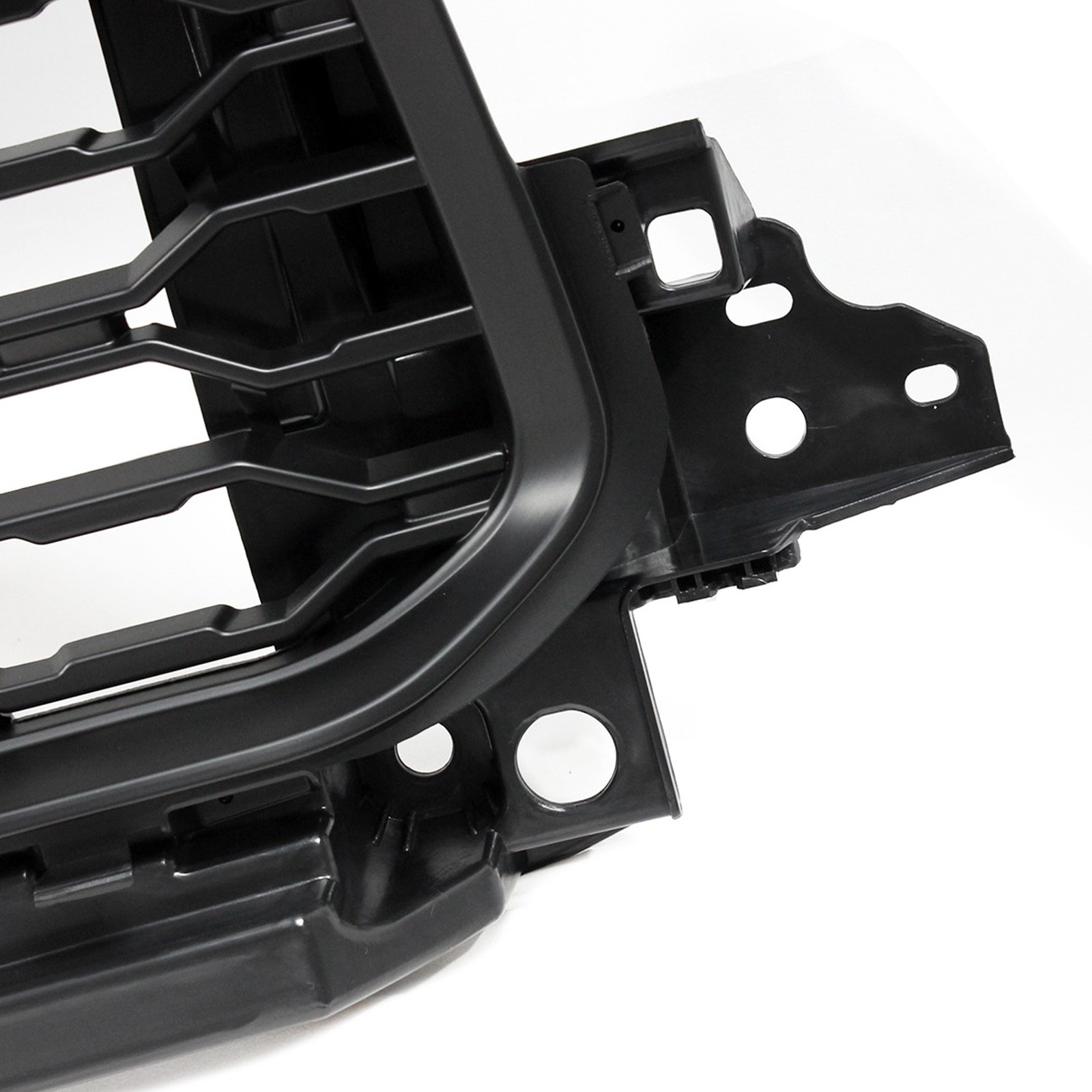 Front Bumper Grille Grill Matte Black & Chrome Fit For 2019-2024 RAM 2500 3500