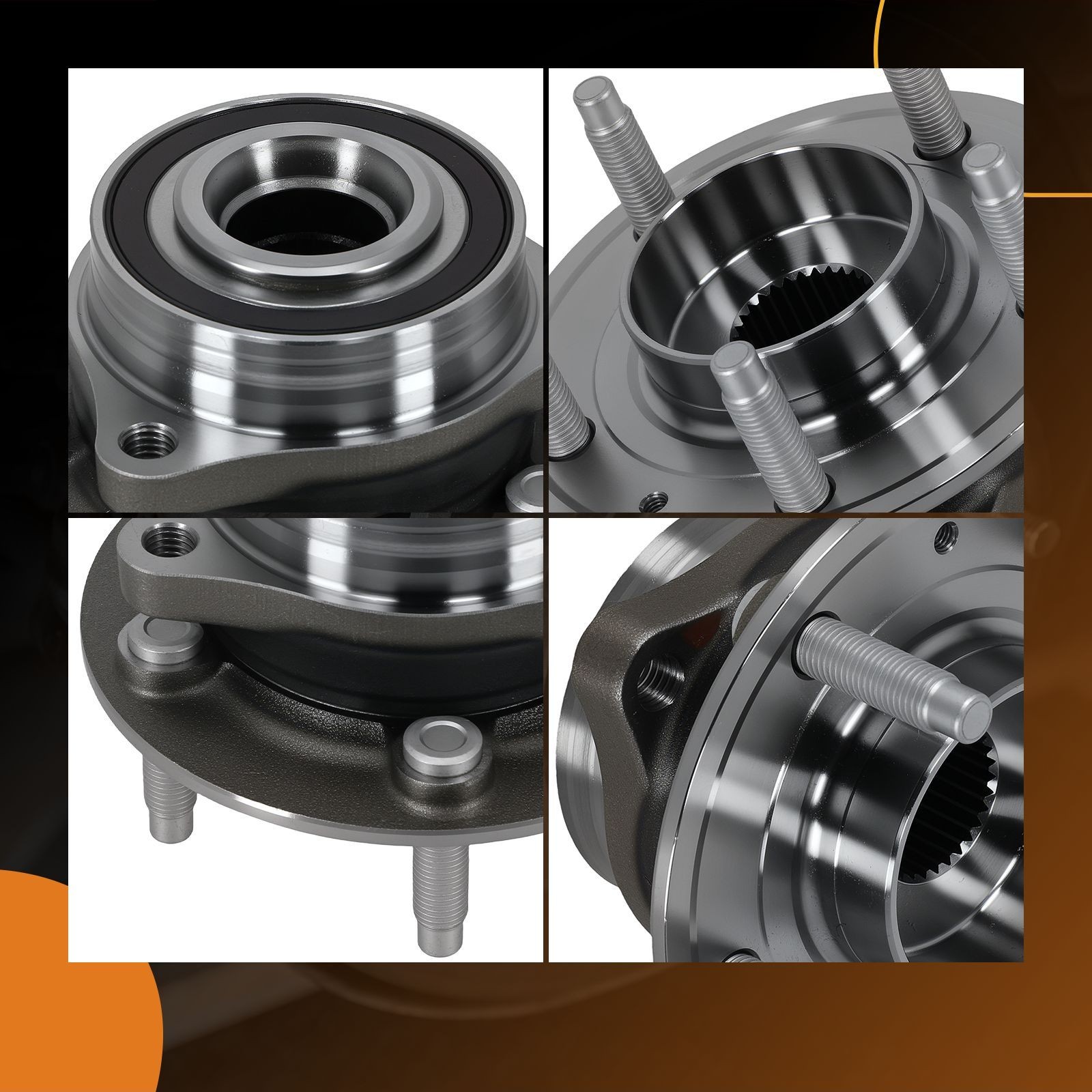 1pc Front Wheel Bearing Hub Assembly for GMC Terrain SLE SLT 2018-2022