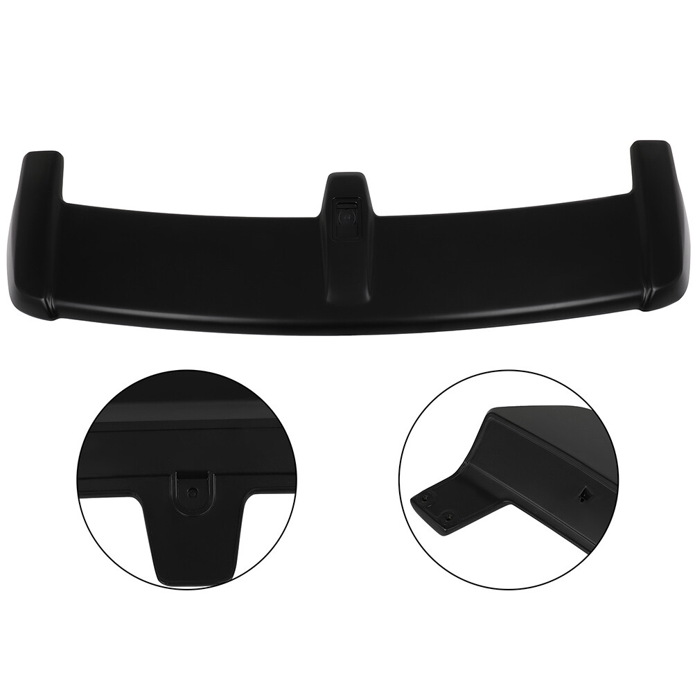 For 2007-2011 Honda CRV CR-V ABS Plastic Glossy Black Rear Spoiler