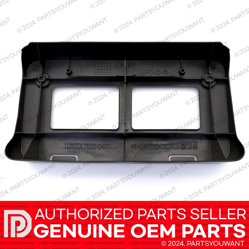 GENUINE Toyota Tacoma OEM Front License Plate Bracket Mount Frame 75101-04011