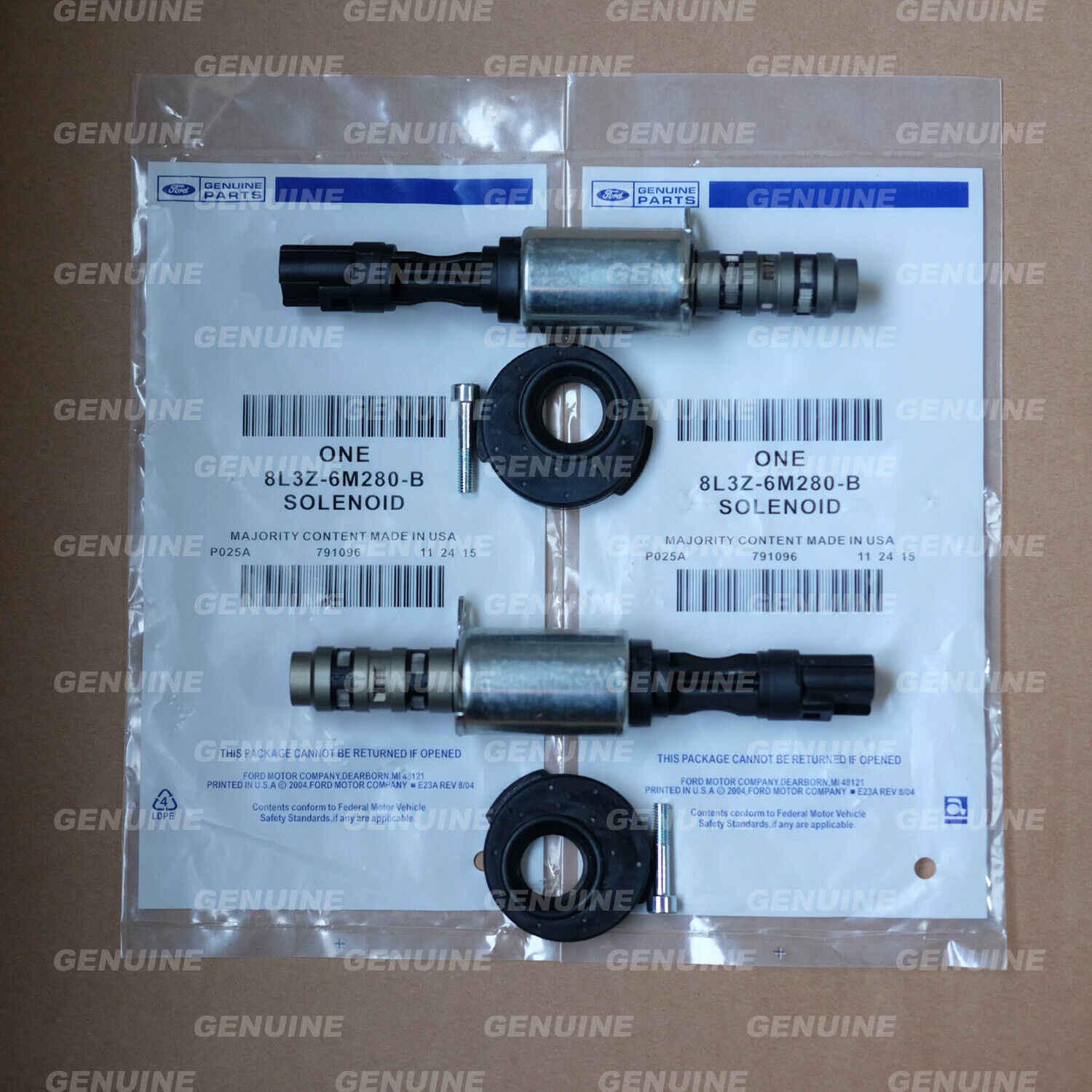 2Pcs VCT Camshaft Timing Solenoid Valve for 04-10 Ford F-150 Expedition 4.6 5.4L