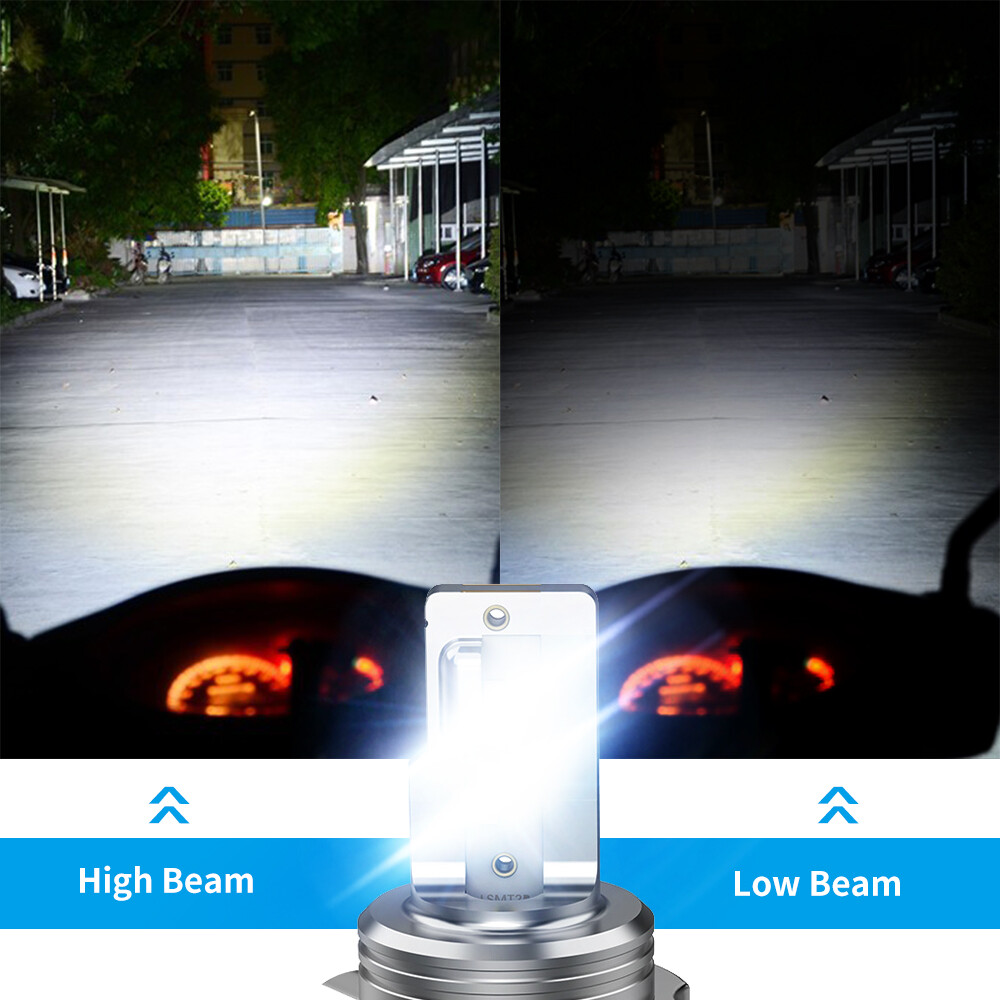 H4 9003 For Honda 34901-MC7-602 LED Headlight Hi/Low Beam 1500LM 6500K White Kit