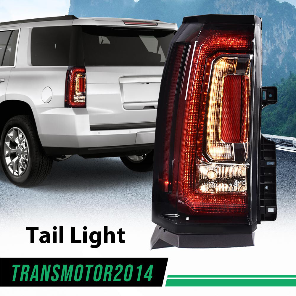 Left Driver Tail Light For 2015-2020 GMC Yukon Rear Brake Taillamps Stop Lights