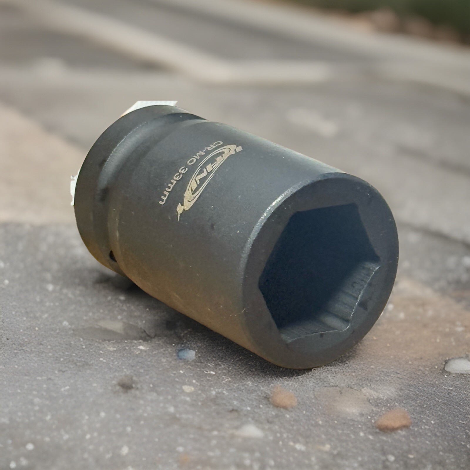 33mm Deep Impact Socket 1″ Square Drive 6 Point Metric mm Axle Nut Spindle Air
