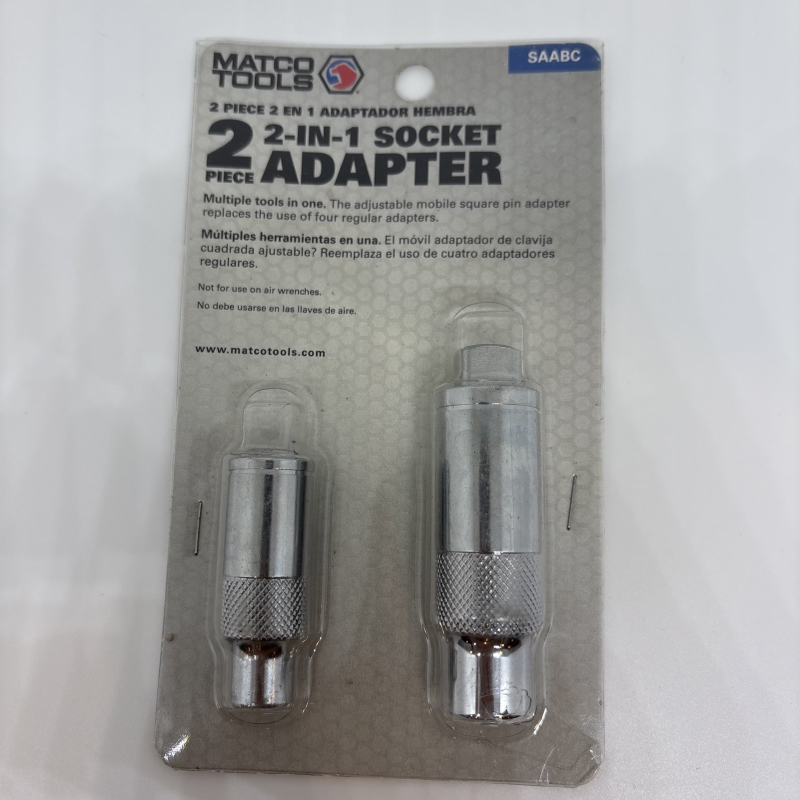 Matco Tools 2 Piece 2 In One Socket Adapter SAABC