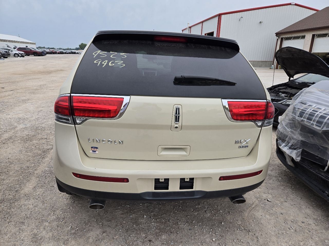 2012-2015 Lincoln MKX Passenger Side View Mirror Manual Fold w/Blind Spot Alert