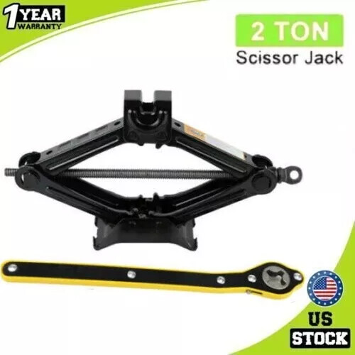 2 Ton，3 Ton Scissor Jack Handle Crank Wheel Lug Wrench Tool Kit Car Garage Tire