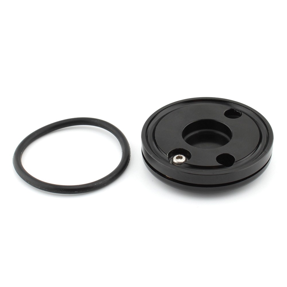Motorcycle Fork Lock Cover Aluminum Alloy For Harley Road King 1994+ Black