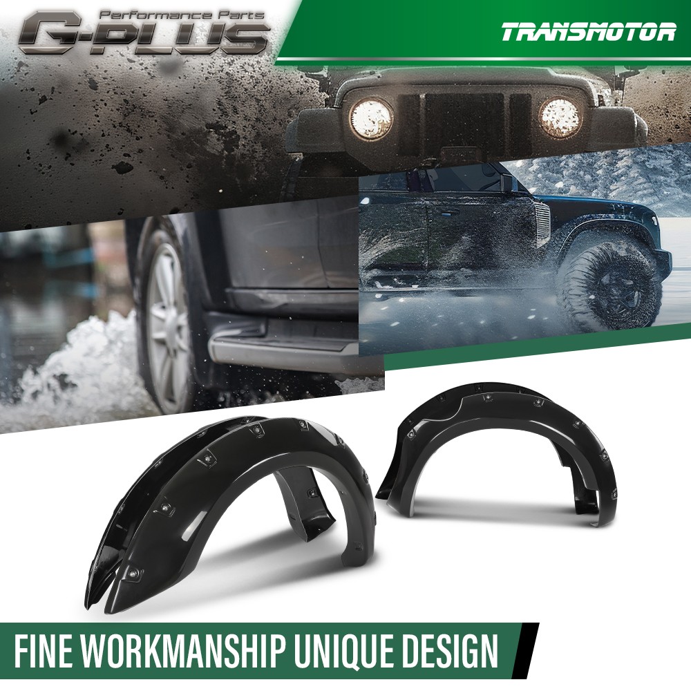 Fender Flares Pocket Rivet Style Smooth Fit For Nissan Frontier 06-20 5′ Bed