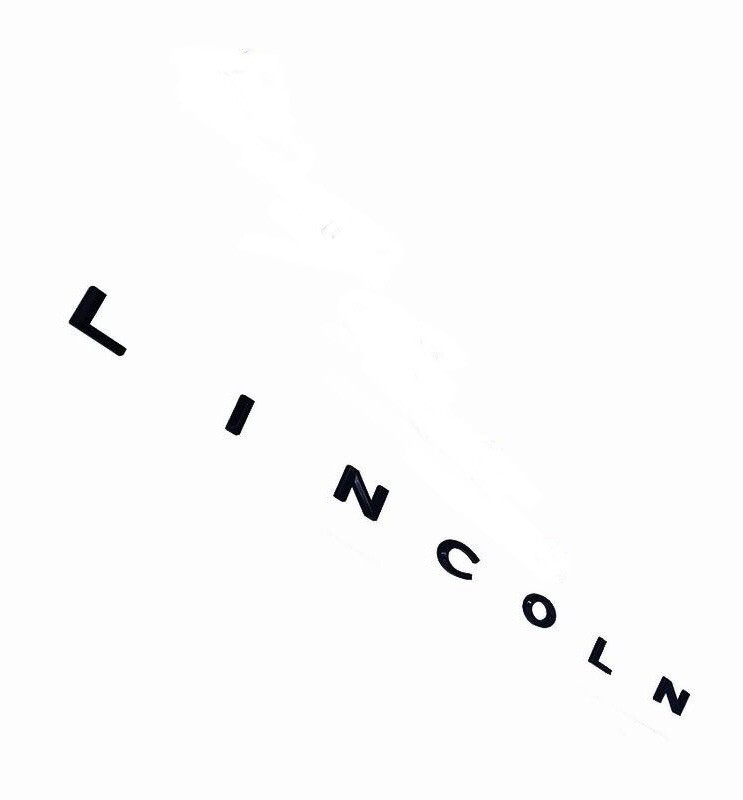 NEW All Lincoln SUV Aviator/navigator Black Rear Emblem Logo Letters 2020-2023