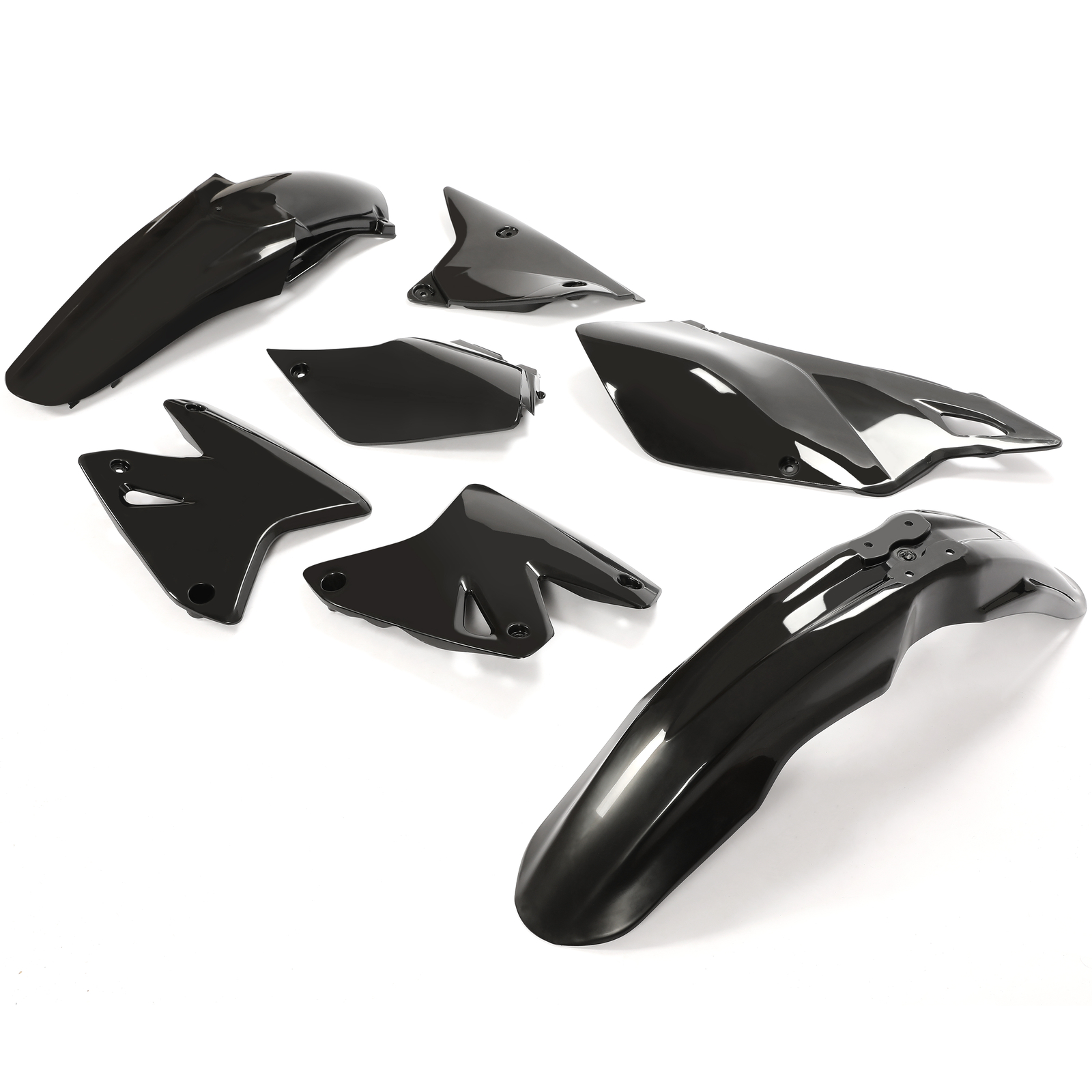 Black Complete Motorcycle Plastic Kit For Suzuki DRZ400S DRZ400SM