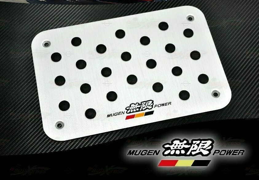 ALUMINUM ANTISKID Floor Mat Carpet Rest Plate for HONDA ACURA Mugen Civic Accord