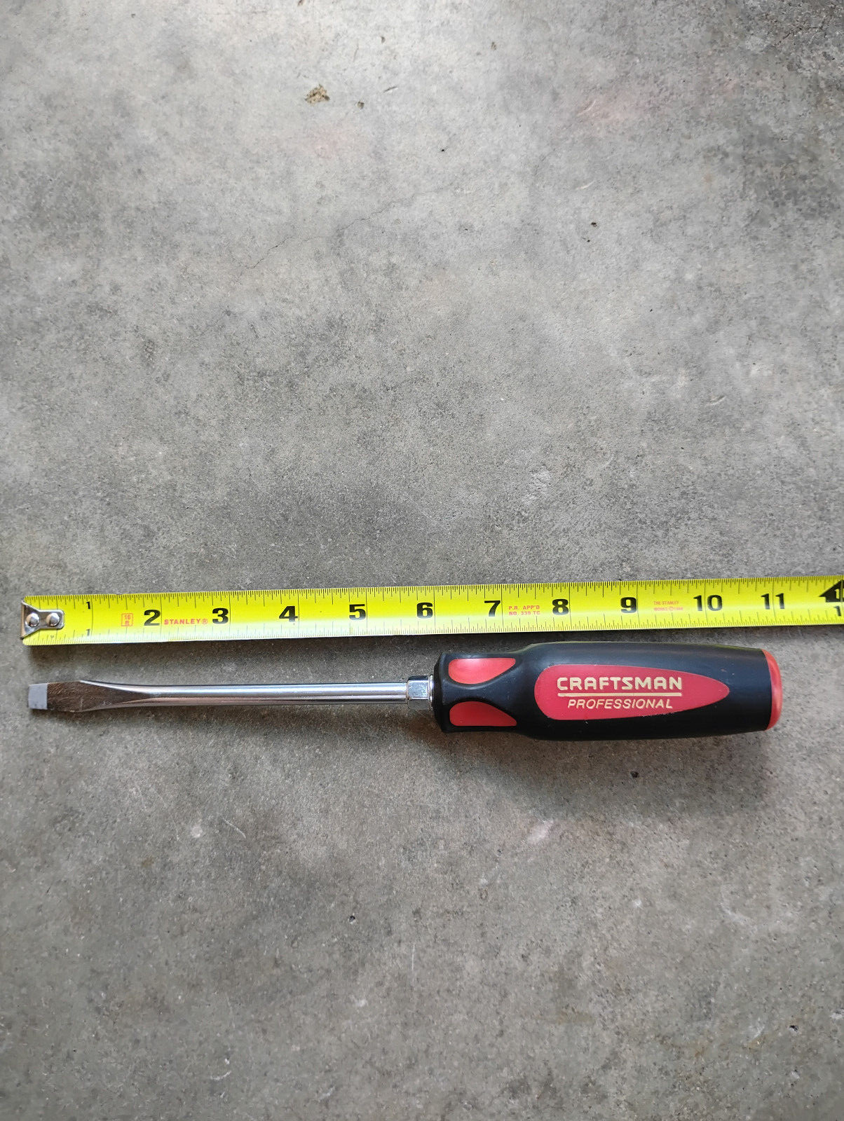 Craftsman Professional 5/16 x 6 in Slotted Screwdriver Flat Head Tip 47197