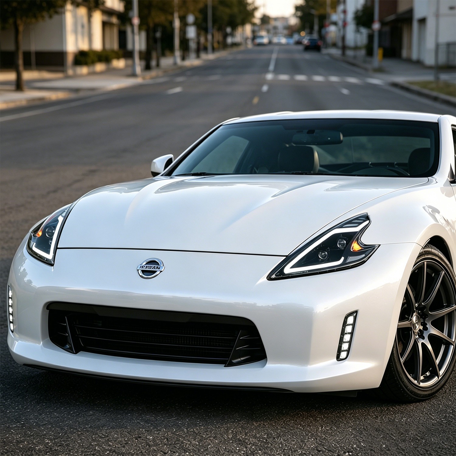 LED Projector Headlights Front Lamp RH+LH For Nissan 370Z Fairlady Z34 2009-2021