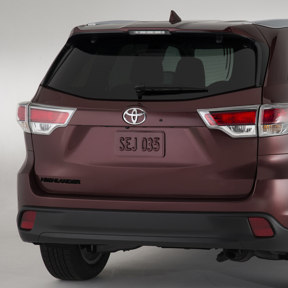 For Toyota Highlander Letter Trunk Lid SUV Liftgate Car Emblem Badge Logo Black