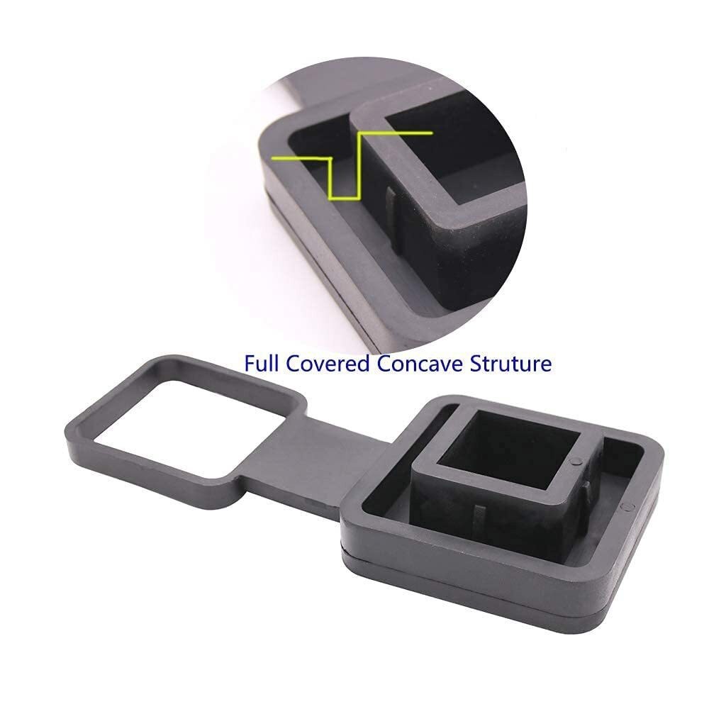 2″ Rubber Hitch Receiver Cover Tow Trailer Tube for Trailer Hitch Receivers