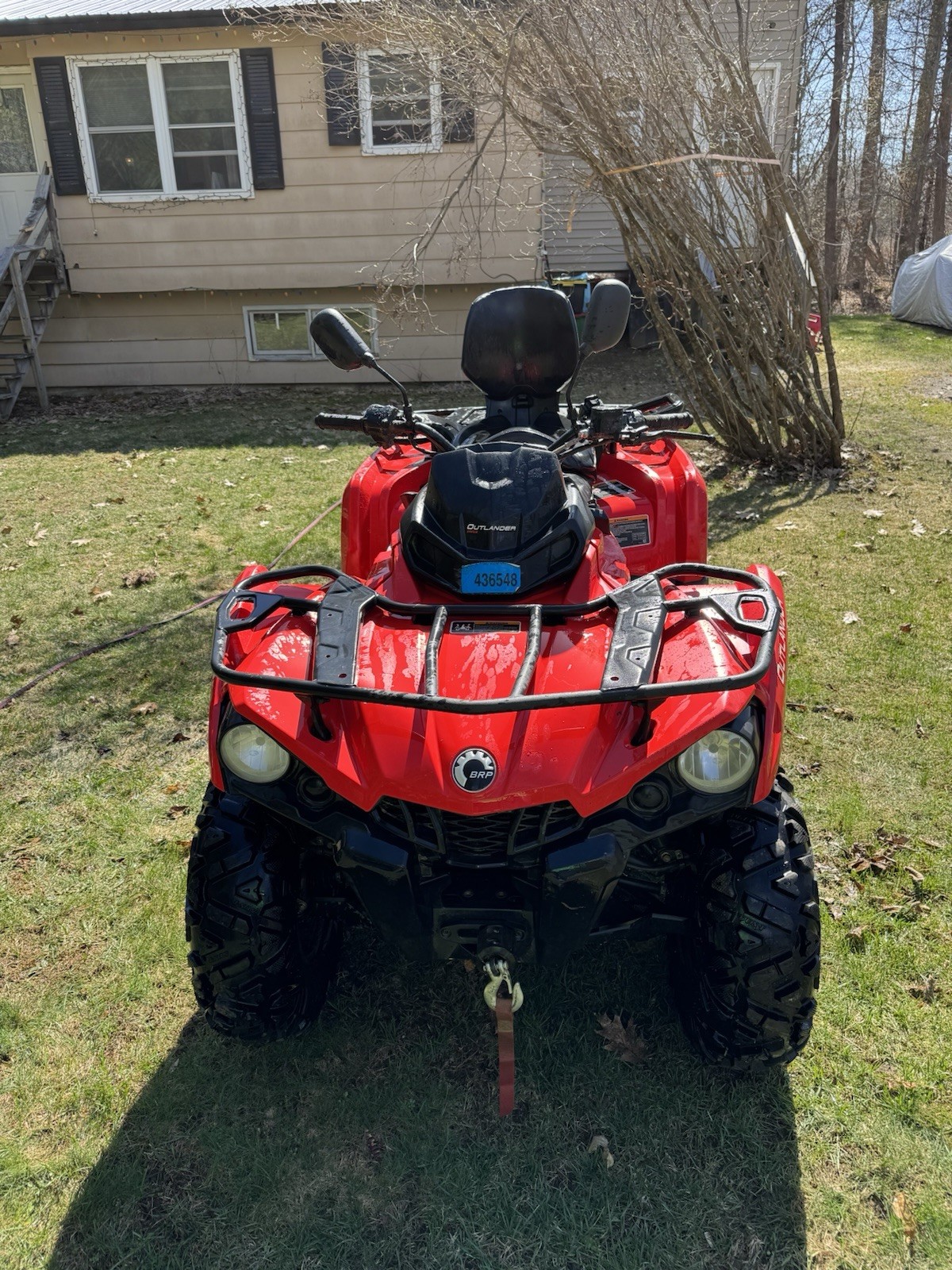2018 CAN AM Outlander 450 With Front Winch And Ramps
