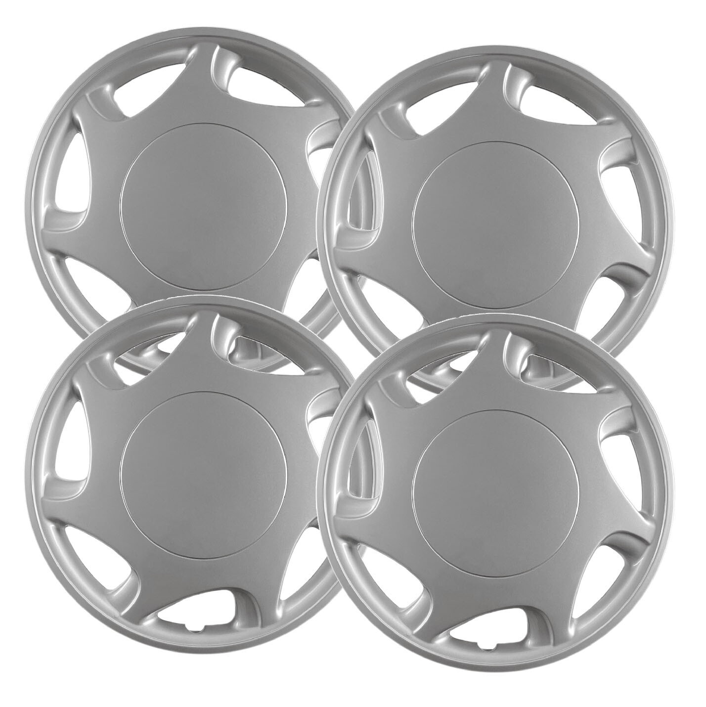 Set of (4) 14″ Silver Hubcap Replacements for 1992-2000 Toyota Camry