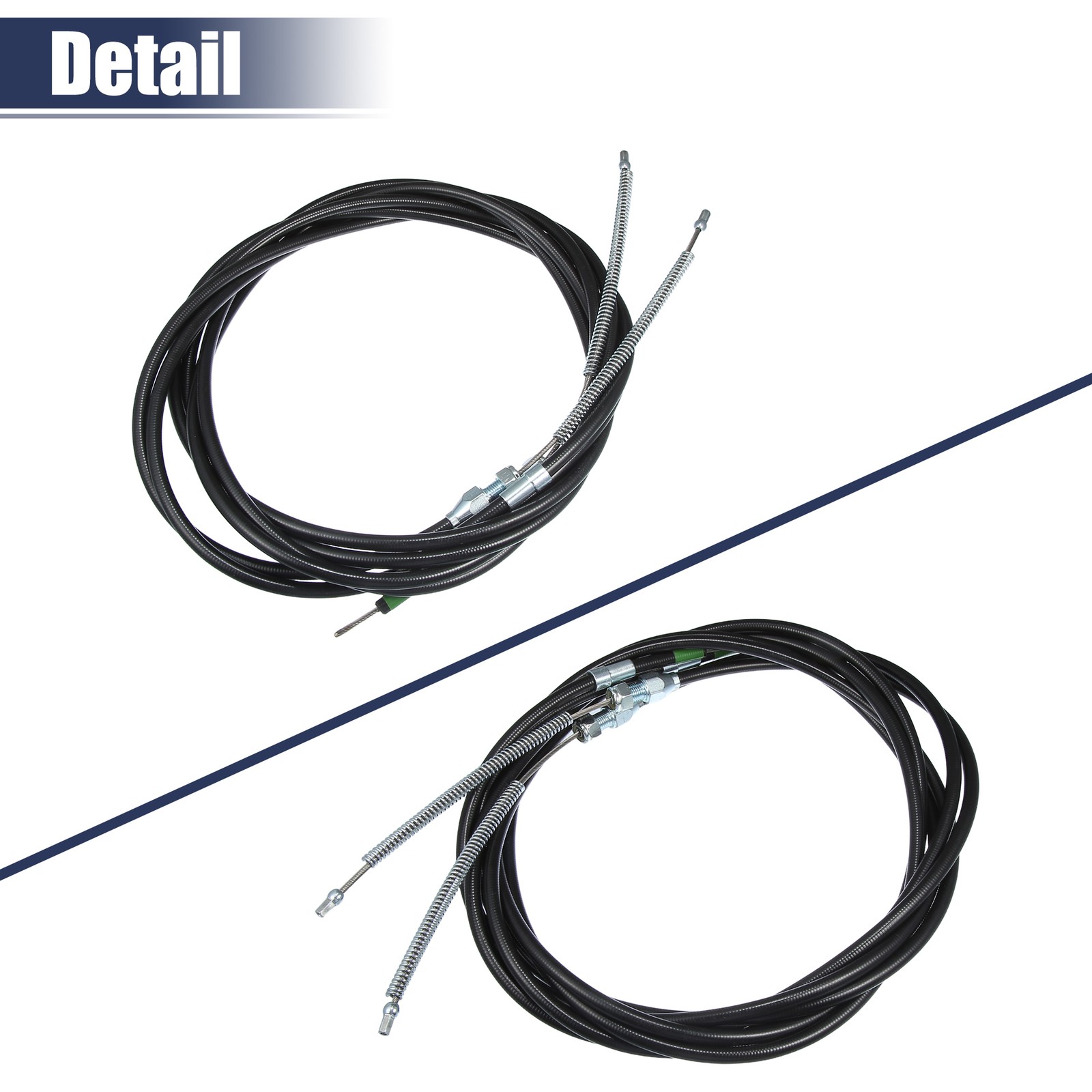 1 Set Universal Auto Car Parking Brake Cable Replacement Black Metal Plastic