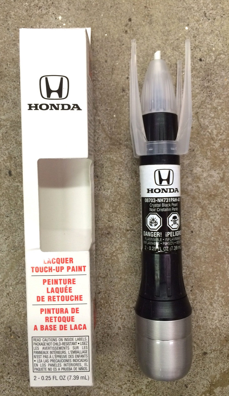 Genuine OEM Honda Touch Up Paint Pen – NH-731P Crystal Black Pearl