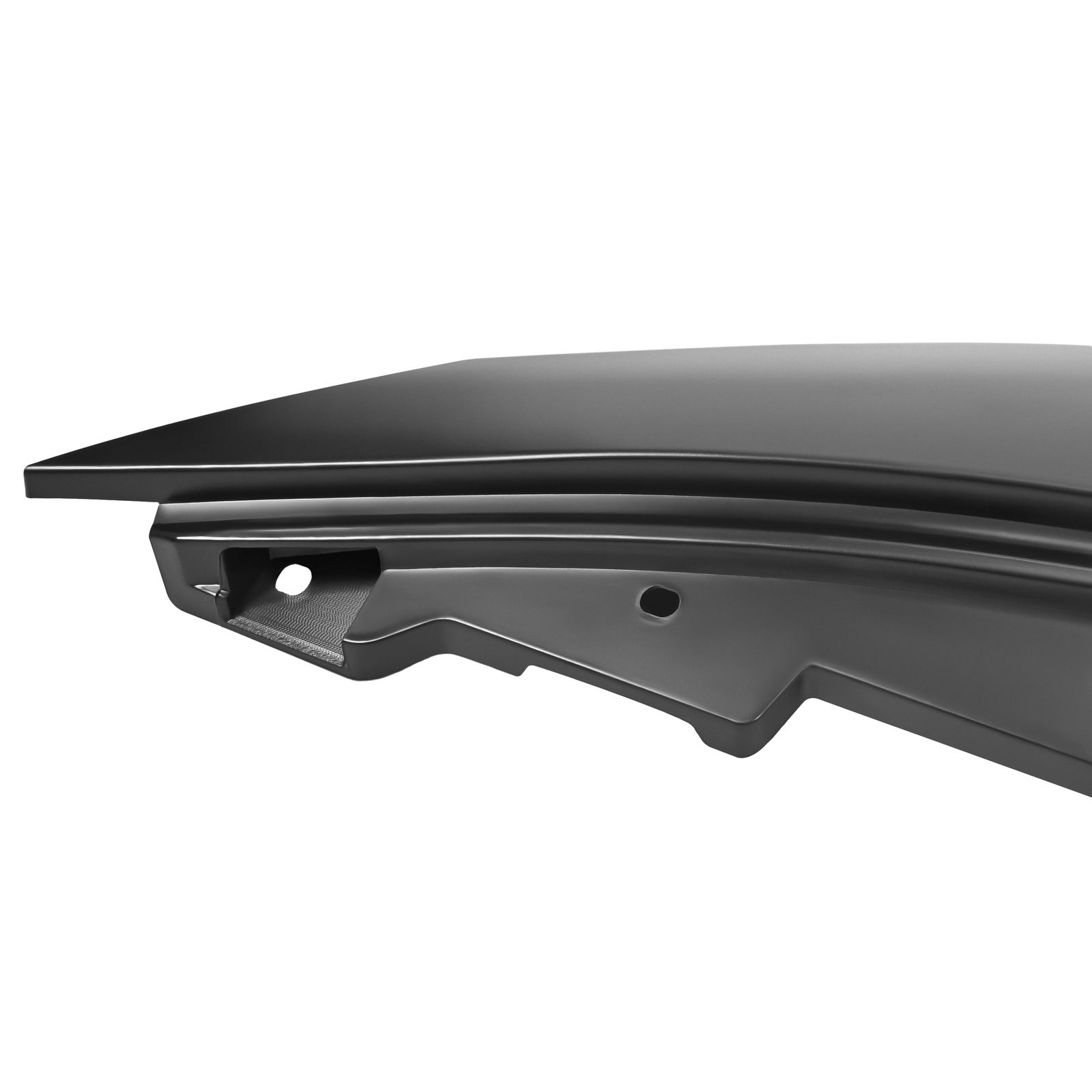 Front Upper Black Grille Cover Hood Molding ABS For 2014-2017 Nissan Versa Note