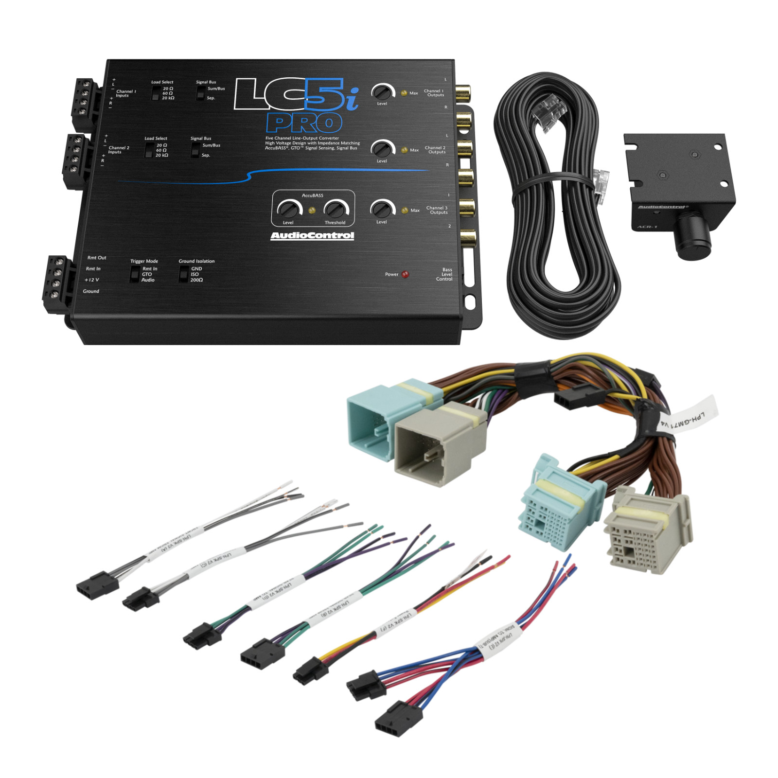 AudioControl LC5i PRO+LPHGM71 Amplifier Integration Solution for Chevrolet & GMC