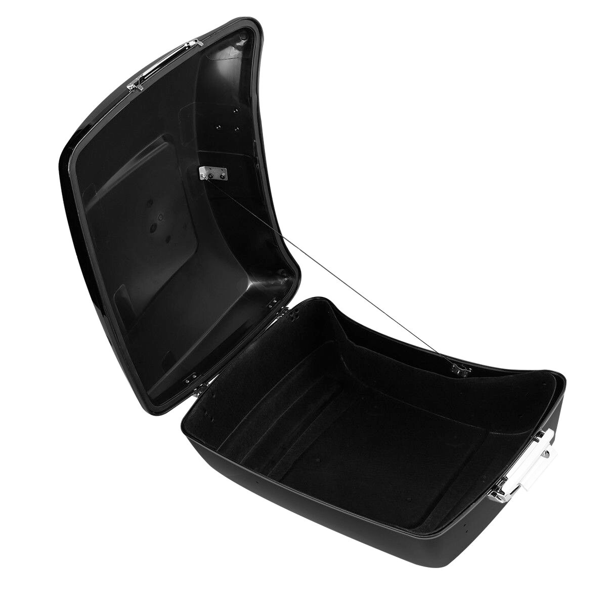 King Trunk Backrest 2 Up Mount Rack Fit For Harley Touring Road King Glide 14-26