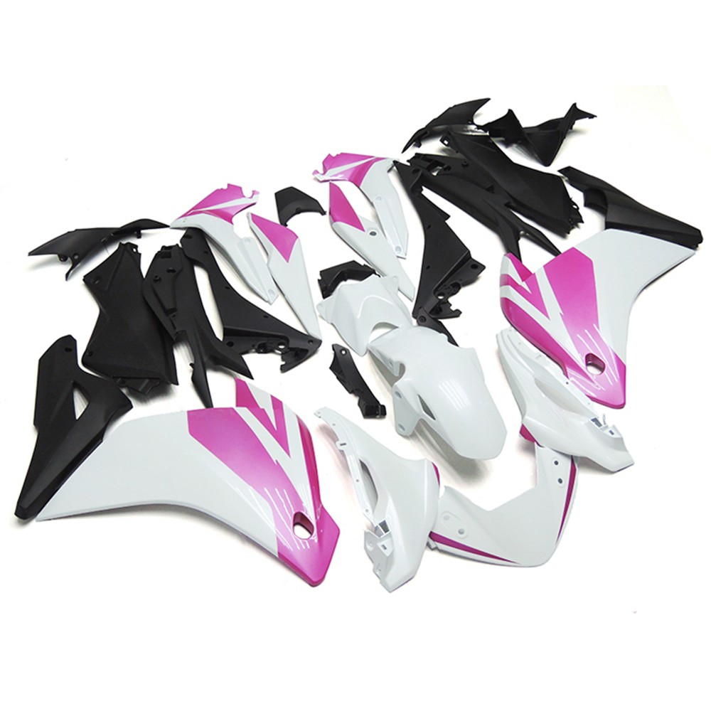 Pink White ABS Bodywork Fairing Kit for Honda CBR250R 2011-2016 13 14 15