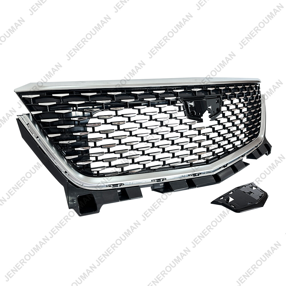 Chromed Grill Front Upper Grille For 2020-2025 Cadillac XT6 Without Camera Hole