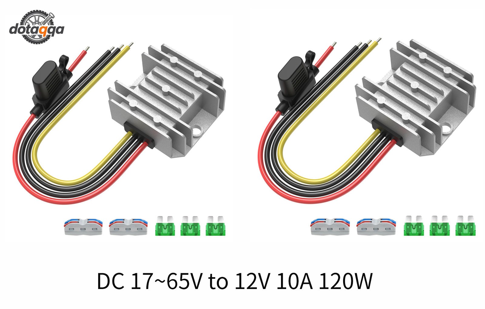DC 48V 36V to 12V Step Down Converter 10A 120W Waterproof Voltage Regulator