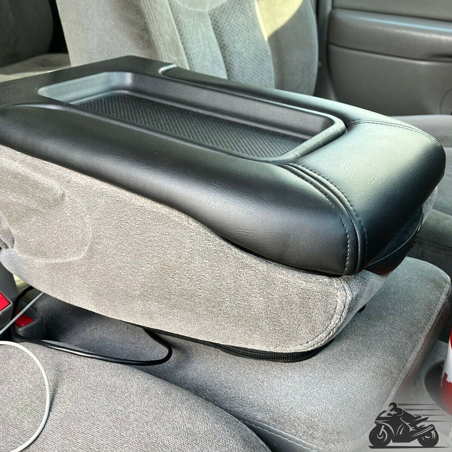 Center Console Fits 99-07 Chevy Silverado Lid Armrest Latch Black # 19127364