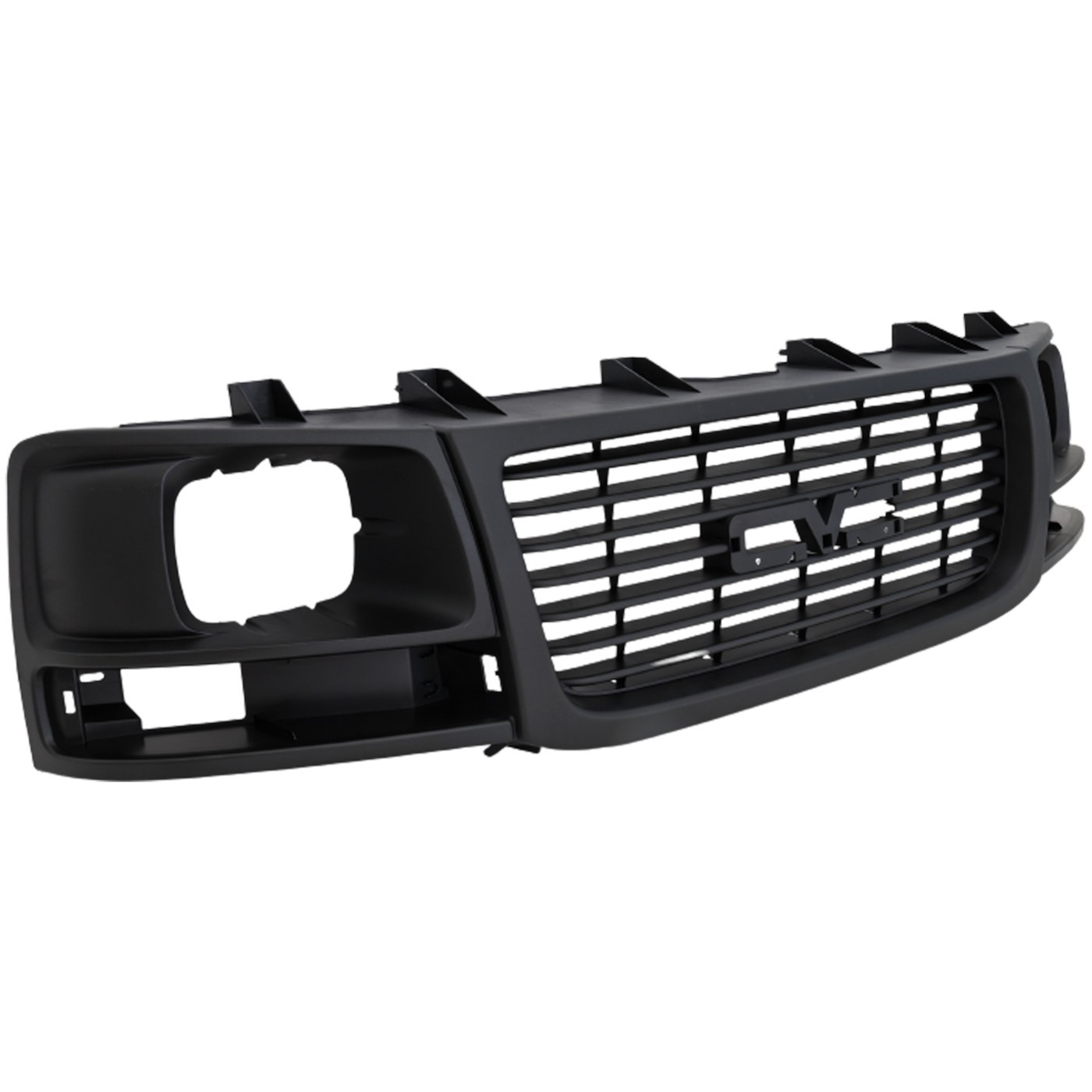 Grille Assembly For 2003-2014 Chevy Express 1500 GMC Savana 1500 Textured Black