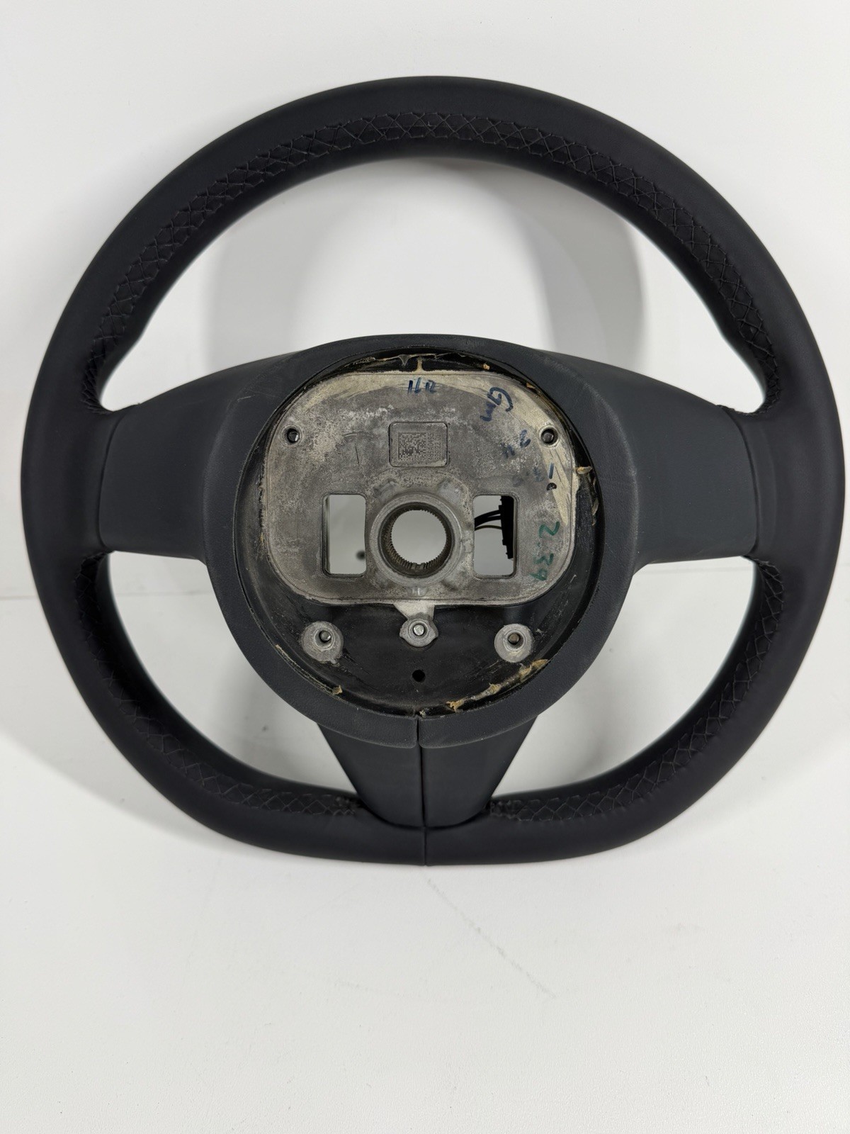 21-25 Tesla Model S / X Round Steering Wheel OEM 1607880-00-G BRAND NEW