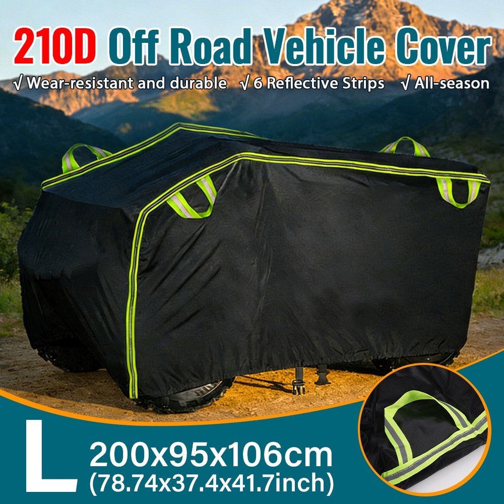Large Waterproof ATV Cover Rain UV Dust Snow Protector Quad Bike Universal L