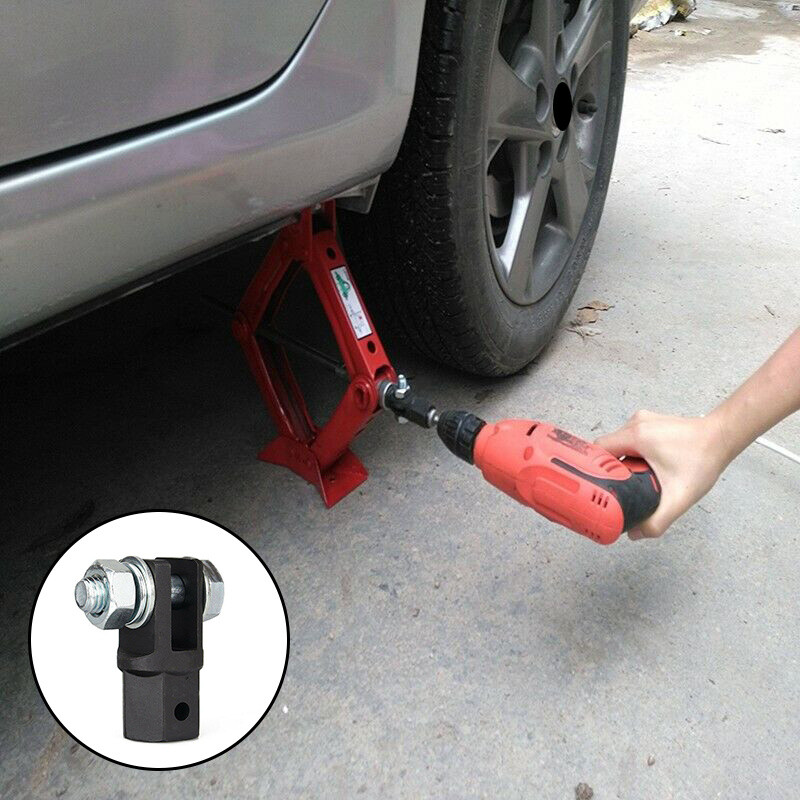 Scissor Jack Adapter 1/2 Inch Chrome Vanadium Steel Drive Impact Wrench Tool 1pc