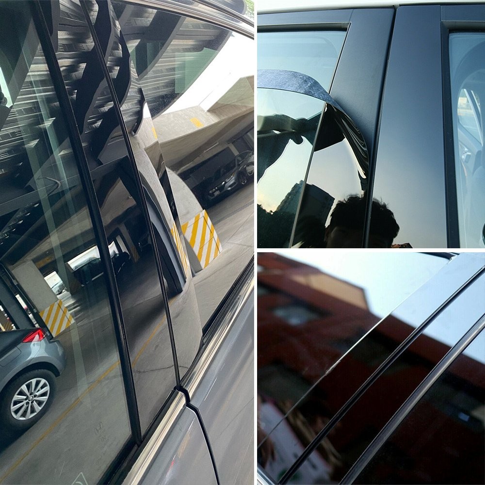 US For Dodge Charger 2006-2010 Glossy Black Pillar Posts Door Window Trim Cover