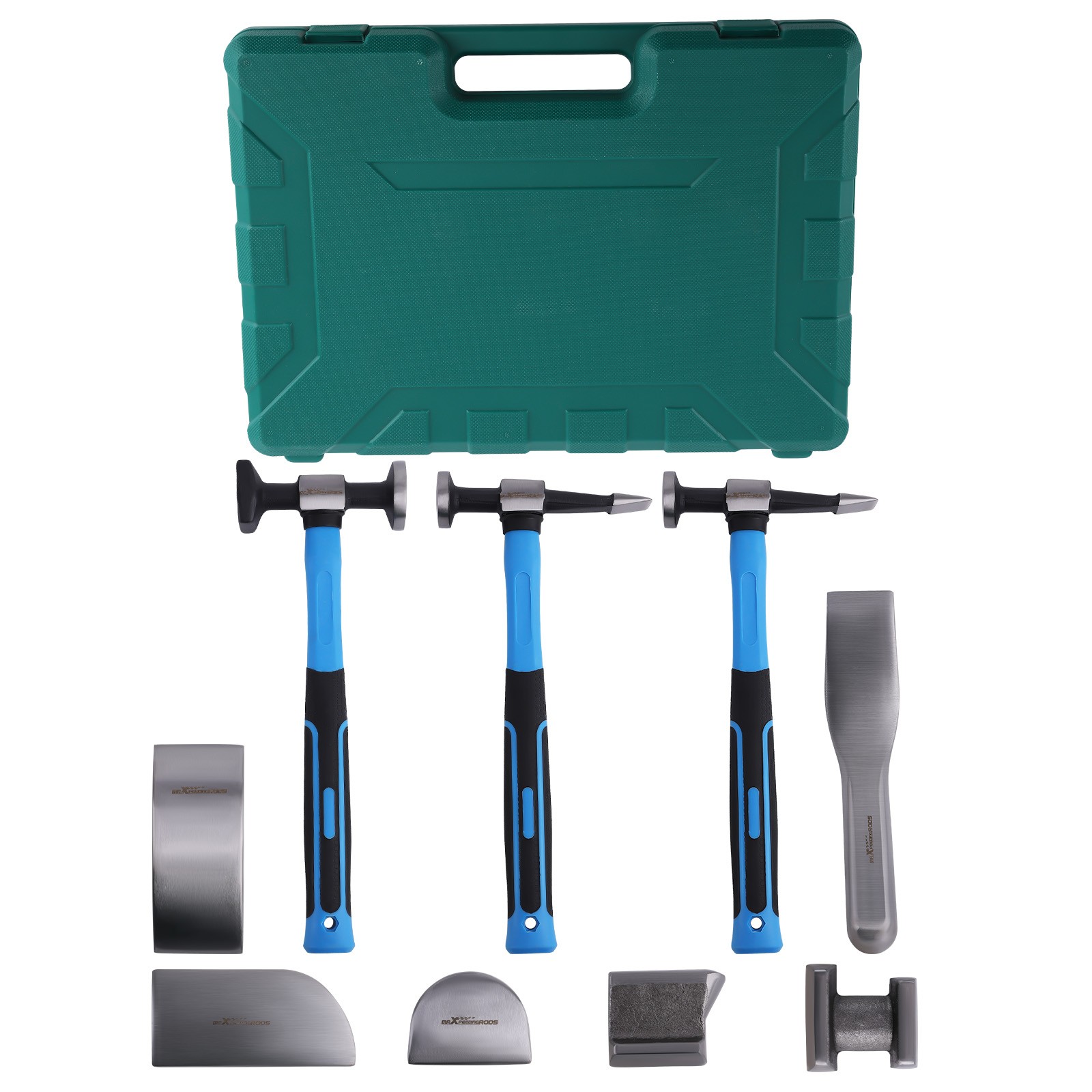 9 * Auto Body Panel Fender Hammer Dolly Kit Sheet Metal Repair Tool Kit New