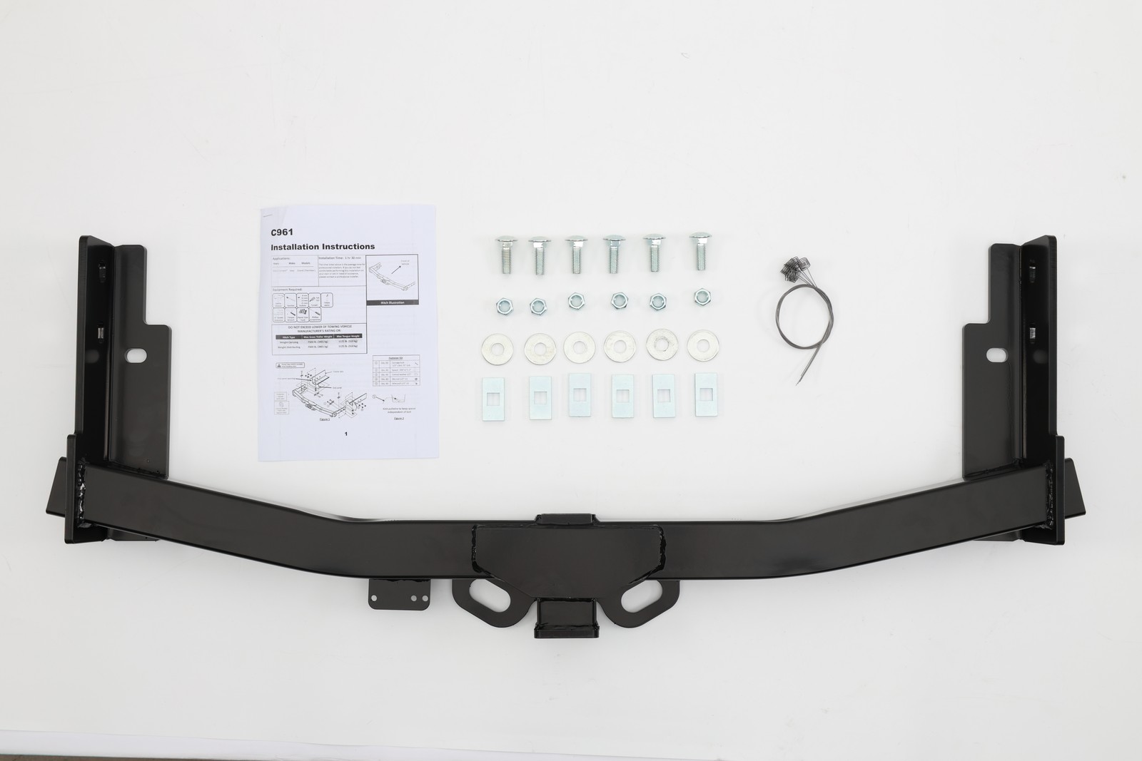 Class III 2″ Trailer Hitch Receiver For 2021-2023 Jeep Grand Cherokee L 3-ROW