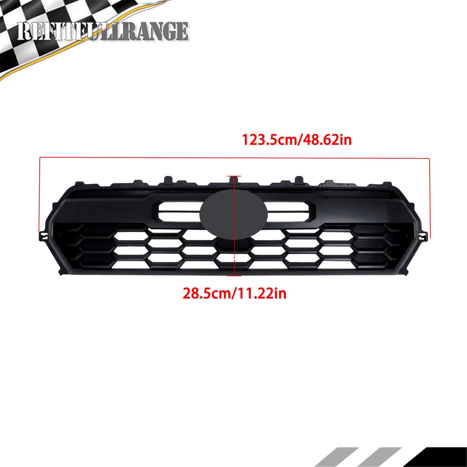 For Toyota Tacoma 2024-2025 Bumper Upper Grille Without Camera Hole 53111-AK040