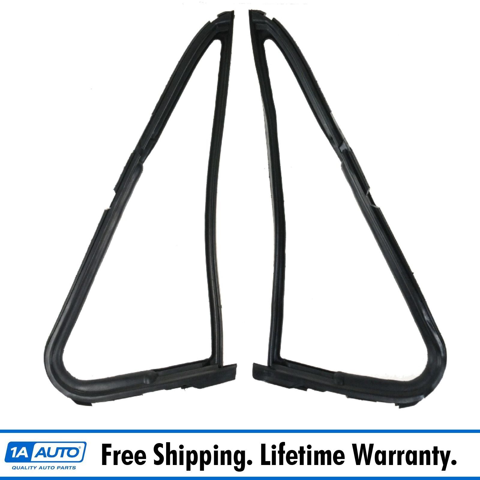 Vent Window Weatherstrip Seal Pair Set Kit for Dodge Ramcharger Pickup Truck