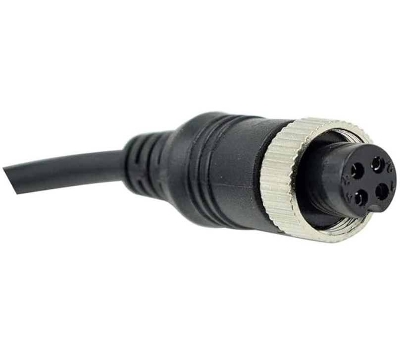 Vehicle Dash Cam 4pin Video Extension Cord, 30ft – with Aeronautic Adapter for B