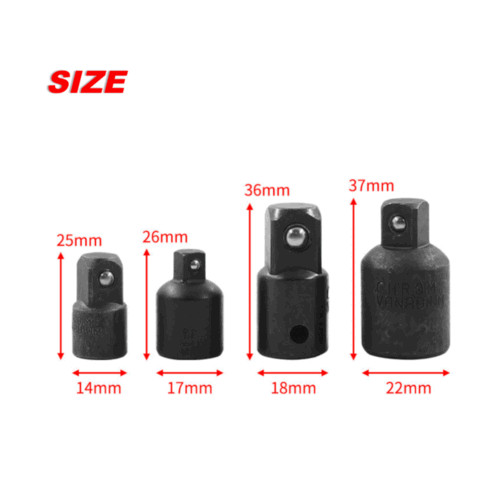 4-pack 3/8″ to 1/4″ 1/2 inch Drive Ratchet SOCKET ADAPTER REDUCER Air Impact Se!