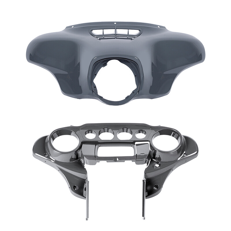 Inner Outer Fairings For Harley FLHX FLHXSE FLHXS FLHTK FLHT 14-Up Gunship Gray