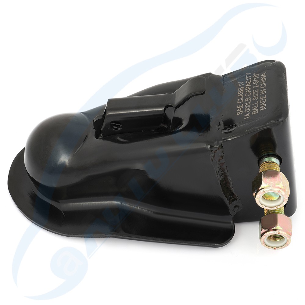 1x 2-5/16″ Ball Adjustable Coupler Black 14000LBS High Quality