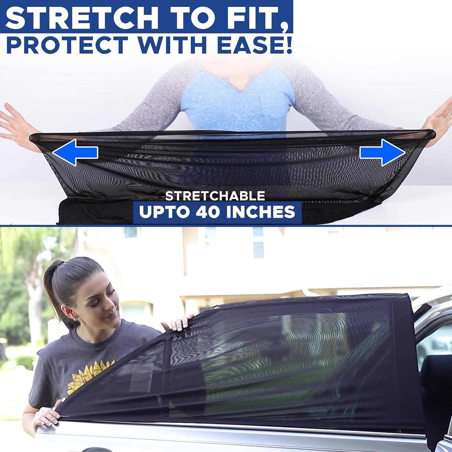Car Window Screens for Camping Pack of 2 | 100% Protection from Bugs, UV and …