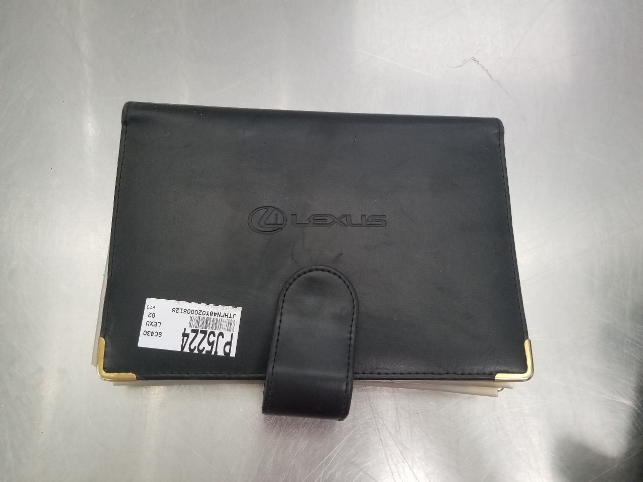 02 LEXUS SC430 OWNERS MANUAL