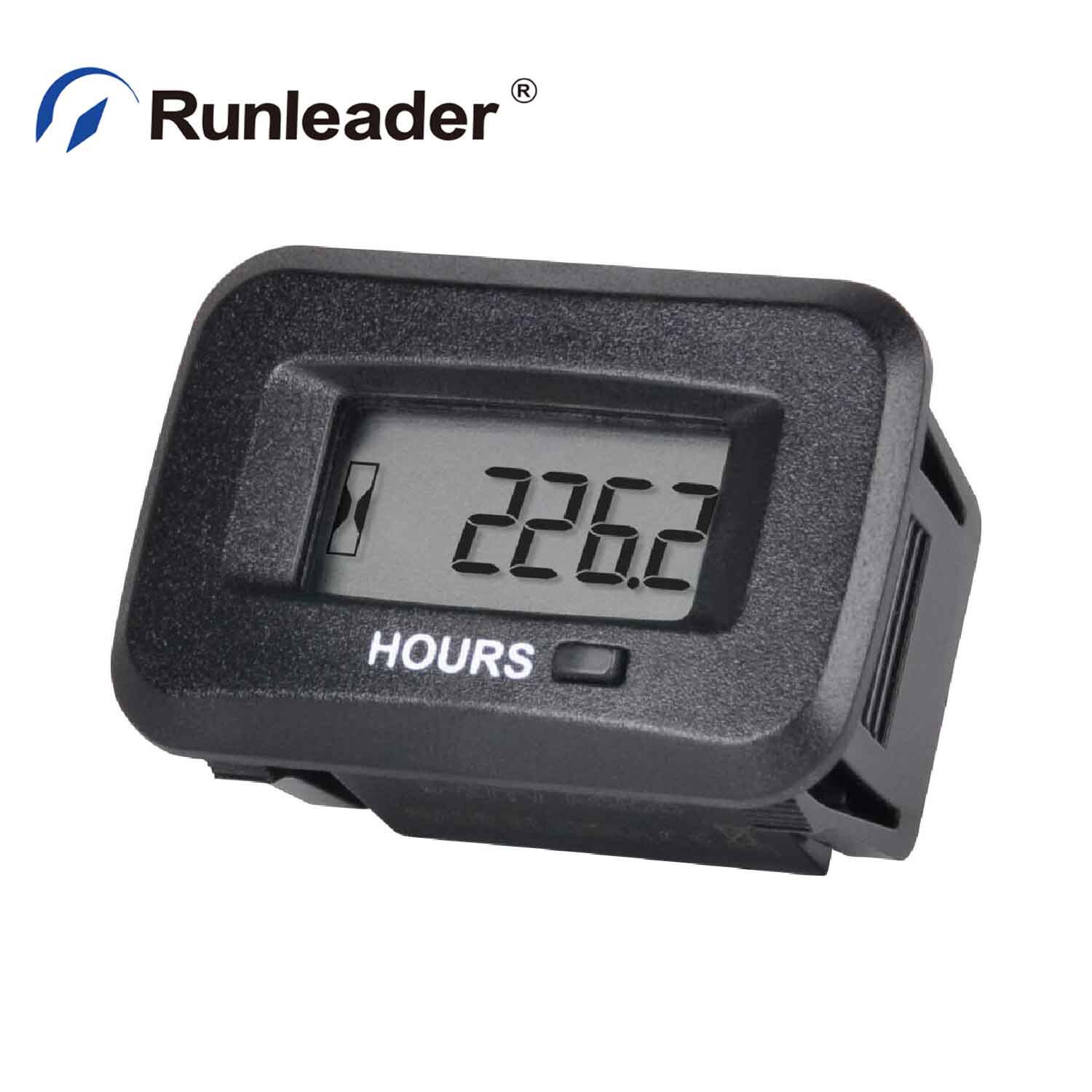 AC/DC Waterproof Induction Timer Tractor Mower Power Chronograph Hour Meter