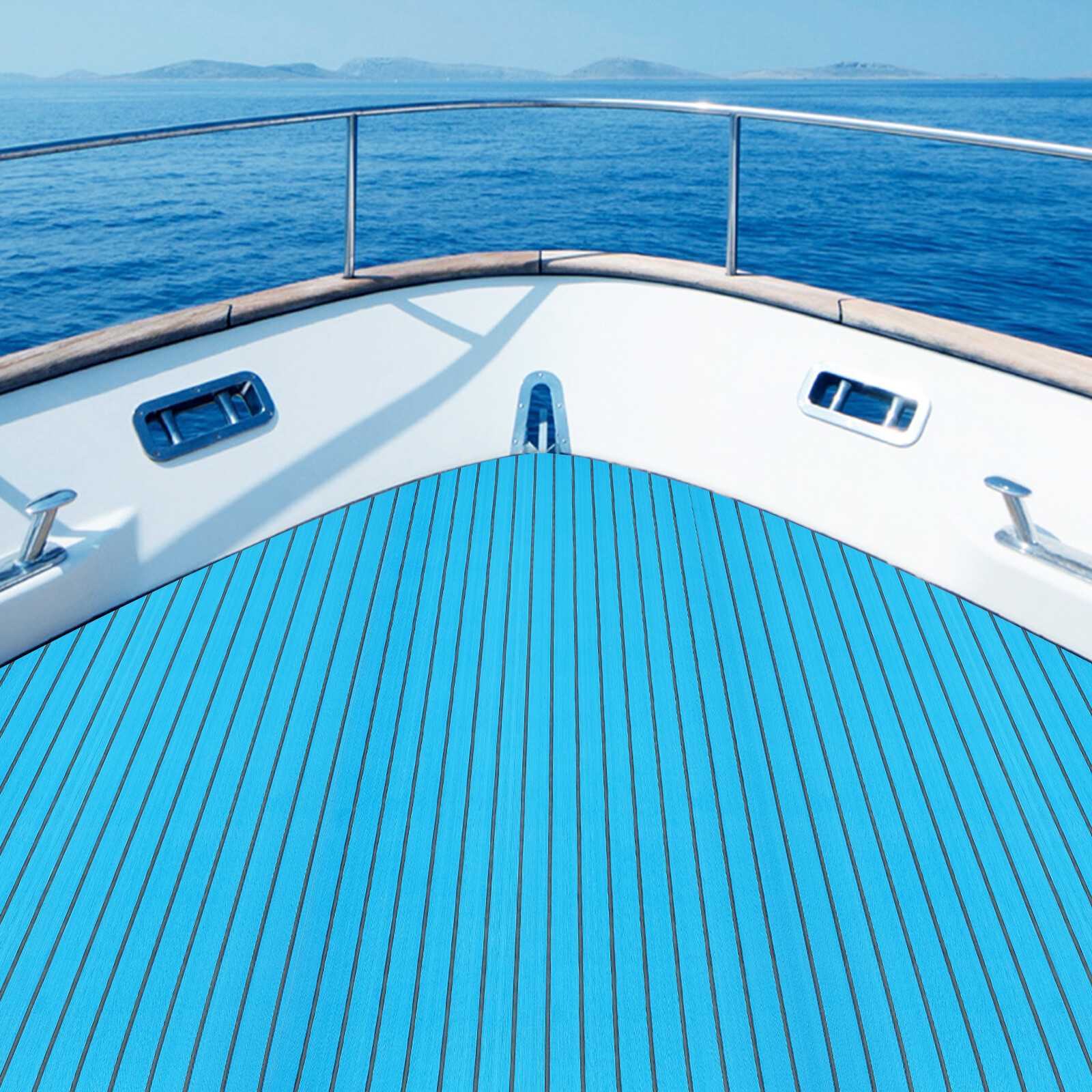 Self-Adhesive EVA Foam Anti-Slip Mat for Boat Decking, 94 × 35 in