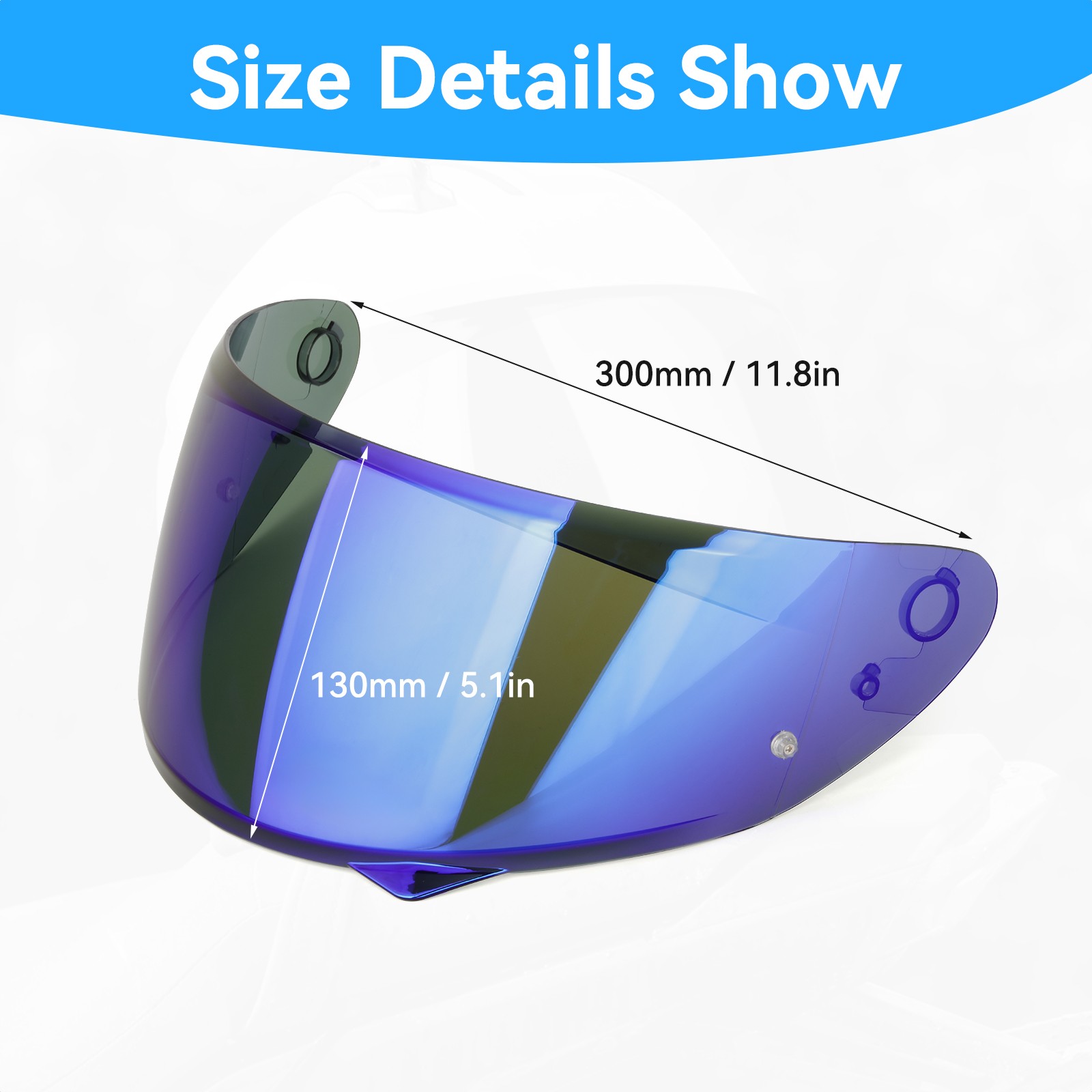 Multicolor Helmet Visor Sunshield Windshield Shield Lens For HJC HJ-34P C10